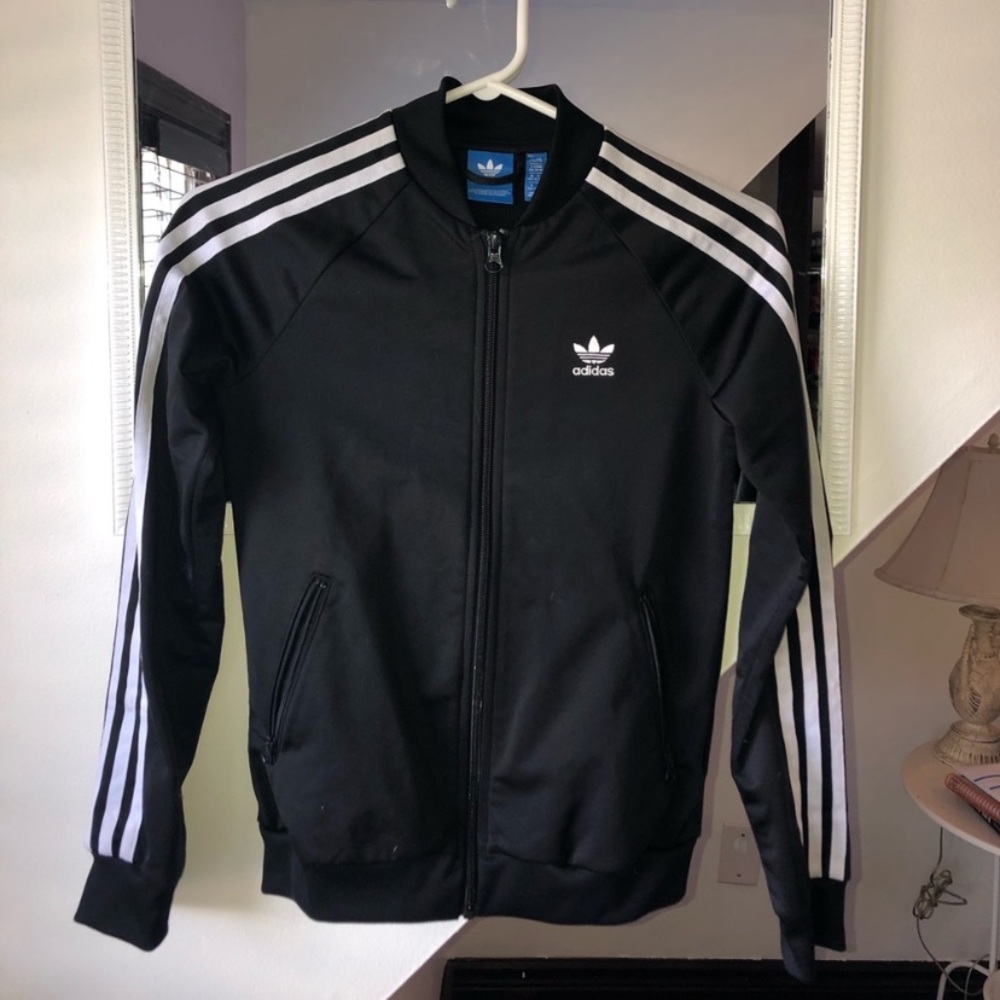 Adidas 3 stripe track jacket